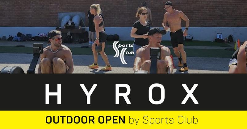 Tävlingslogotyp för Sports Club Hyrox Outdoor Open 2024