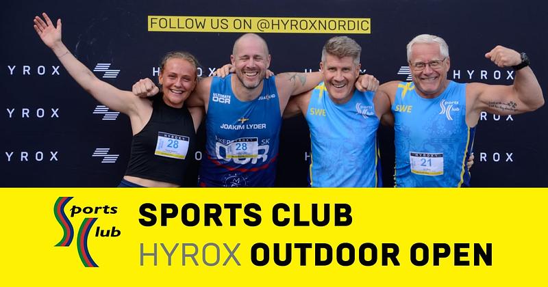 Tävlingslogotyp för Sports Club Hyrox Outdoor Open 2025